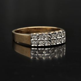 Gold Diamond Ring. Sheffield 1989