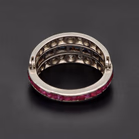 18ct White Gold Art Deco Day & Night Ring