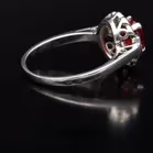 18ct Gold Ruby and Diamond Ring
