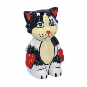 Lorna Bailey Figurine “The Boxer” Cat