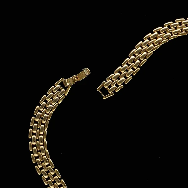 Vintage Rare Panther Rhinestone Necklace