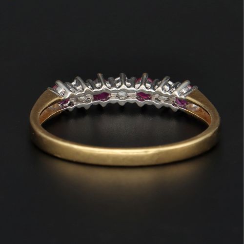 18ct Gold Ruby and Diamond Ring image-5