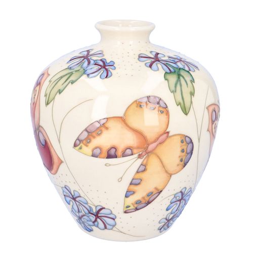 20th Century Moorcroft Butterfly Vase image-4