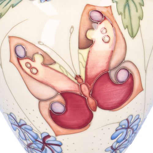 20th Century Moorcroft Butterfly Vase image-2