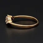 18ct Yellow Gold 0.5ct Diamond Cluster Ring