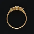 18ct Yellow Gold 0.5ct Diamond Cluster Ring