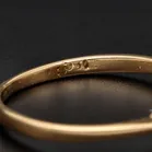 18ct Yellow Gold 0.5ct Diamond Cluster Ring