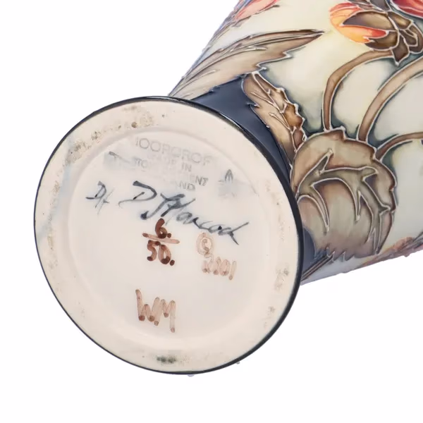 Moorcroft Limited Edition Vase by D Hancock