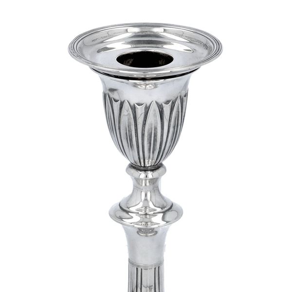 Pair of Quality Early 20th Century Silver Candlesticks