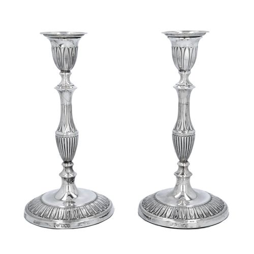 Pair of Quality Early 20th Century Silver Candlesticks image-1