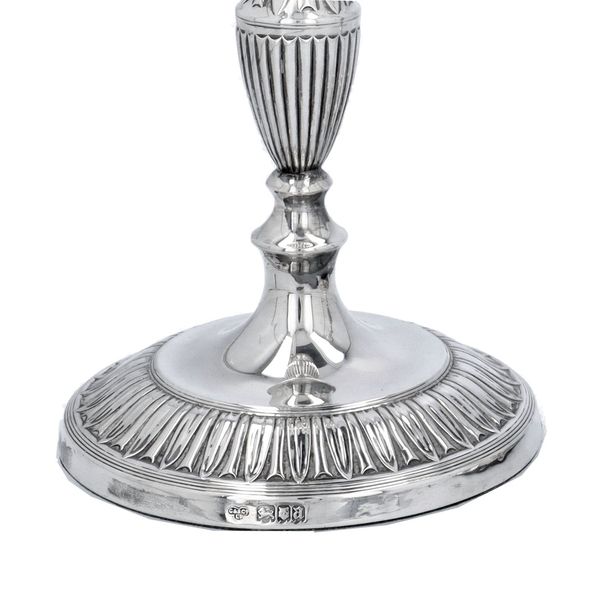 Pair of Quality Early 20th Century Silver Candlesticks