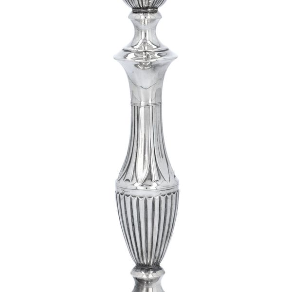Pair of Quality Early 20th Century Silver Candlesticks