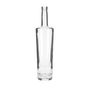 750ml Flint (Clear) Glass Las Vegas Spirits Bar Top Round - 18.5mm Neck - 360° presentation