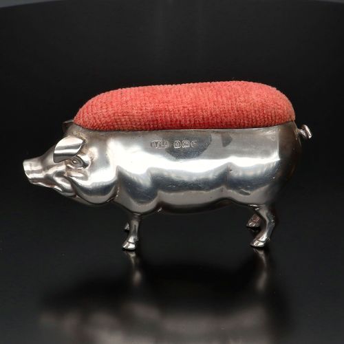 Silver Pig Pin Cushion image-2