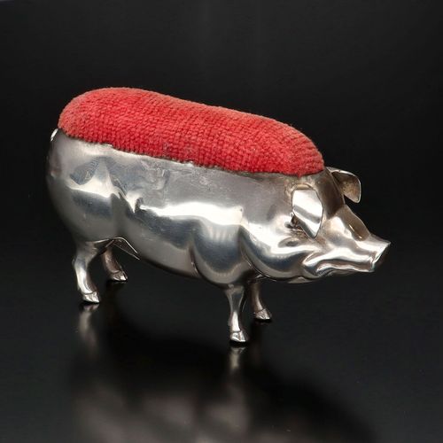 Silver Pig Pin Cushion image-5