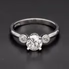 Antique Old Cut Diamond Engagement Ring