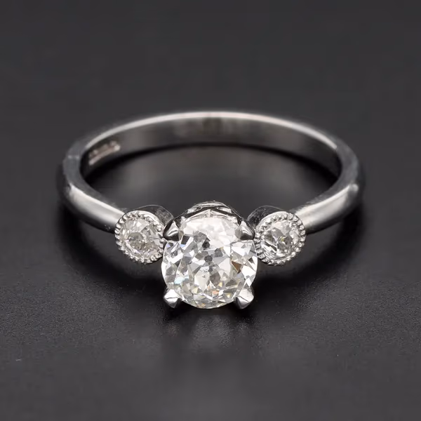 Antique Old Cut Diamond Engagement Ring