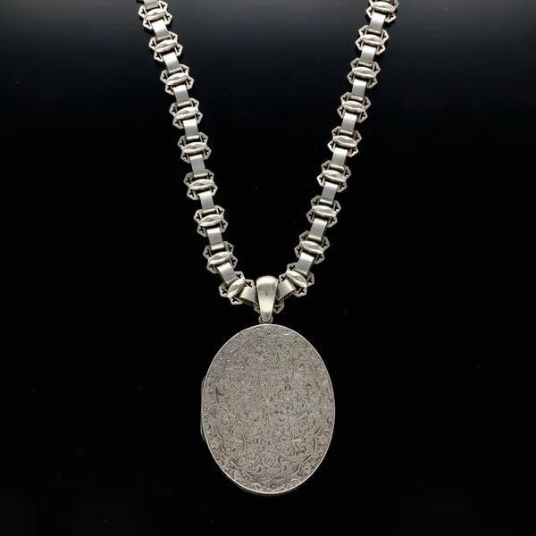 Silver Collar Locket