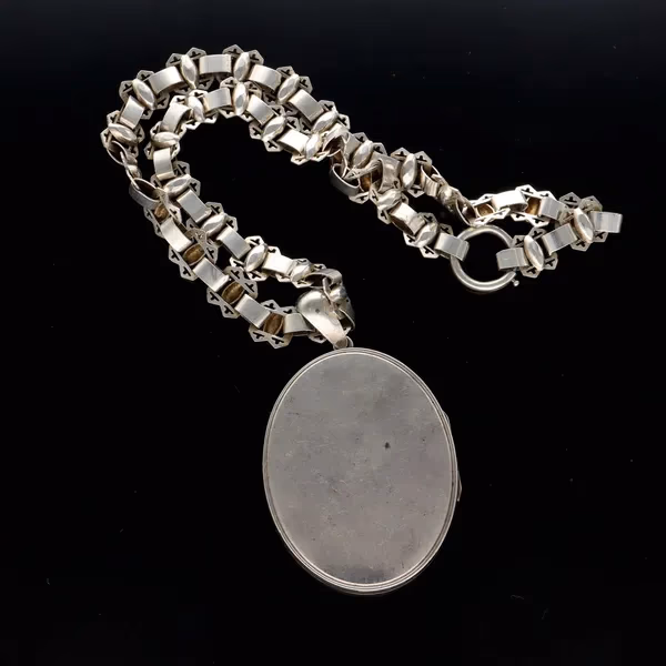 Silver Collar Locket