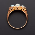 9ct Gold Opal & Pearl Ring