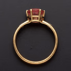9ct Yellow Gold Pink Tourmaline Ring