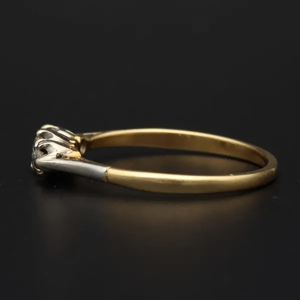 18ct Gold Platinum Diamond Ring