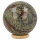 Drakenbloedsteen bol 56mm - 360° presentation
