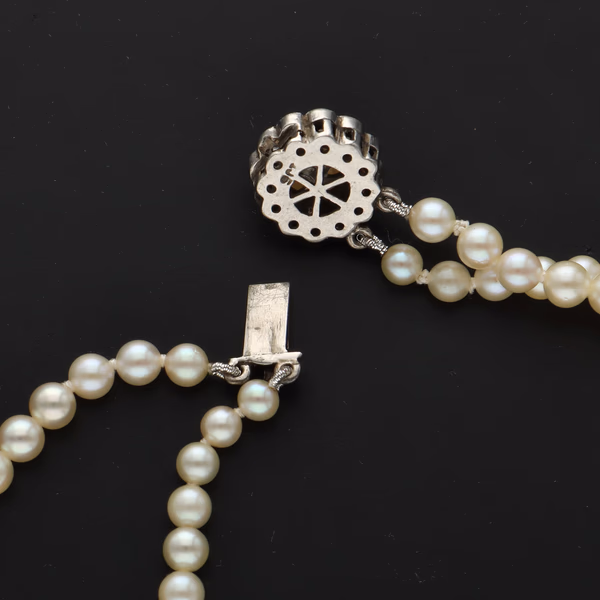 Double String Cultured Pearls