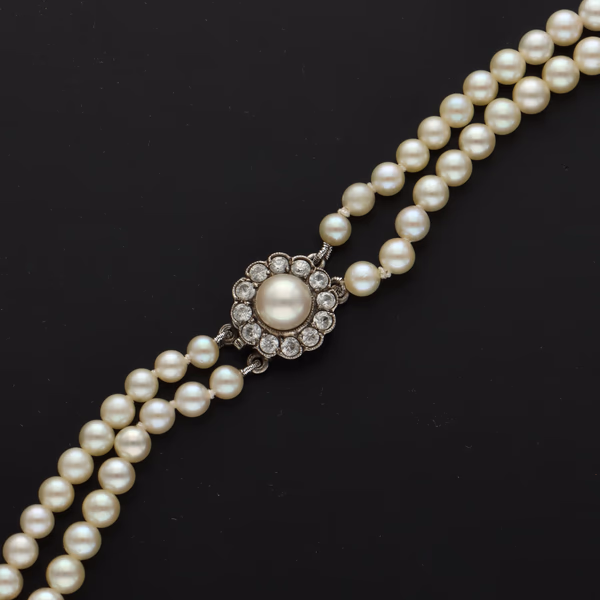 Double String Cultured Pearls