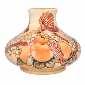 Moorcroft Compressed Ovoid Form In Yellow & Orange Tones