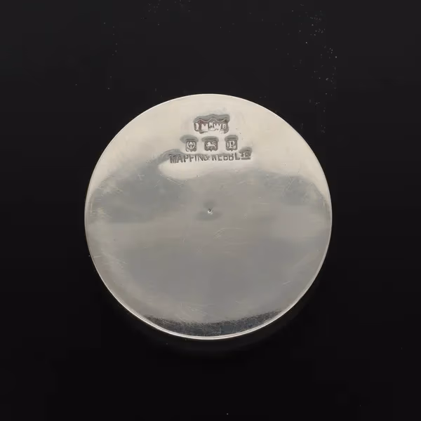 Silver and Tortoise Shell Pill Box