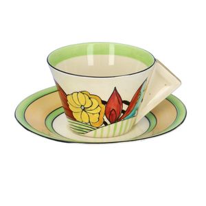 Clarice Cliff Moonlight Conical Cup and Saucer