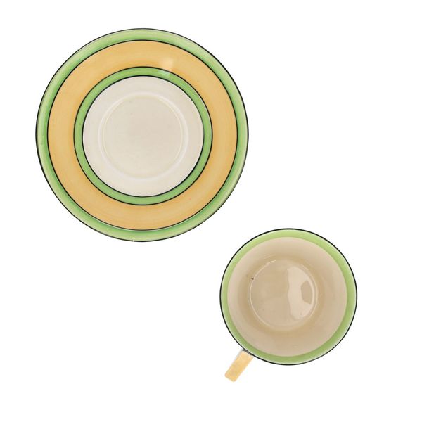 Clarice Cliff Moonlight Conical Cup and Saucer