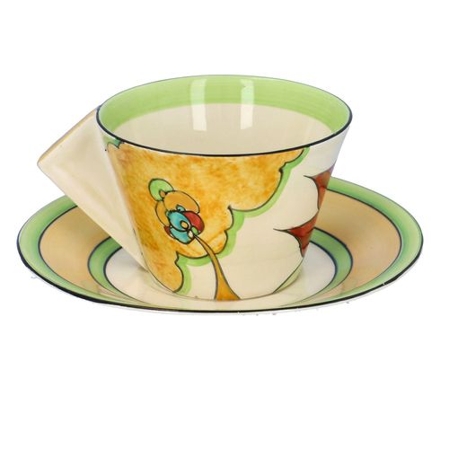 Clarice Cliff Moonlight Conical Cup and Saucer image-2