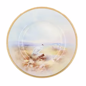 Royal Doulton Cabinet Plate Signed C Holloway