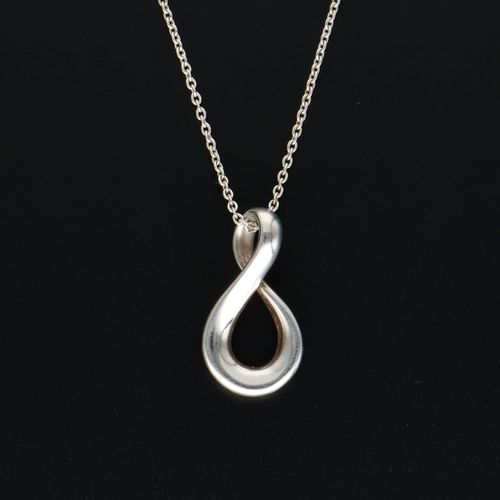 Georg Jensen Danish Sterling Silver Infinity Pendant image-2