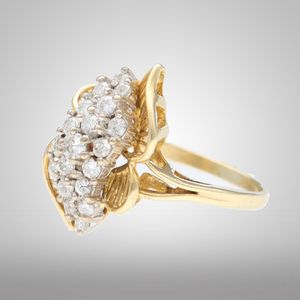 Vintage 18ct Gold Diamond Ring