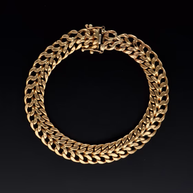9ct Gold Cuban Link Bracelet