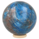 Blauwen apatiet bol 69mm - 360° presentation