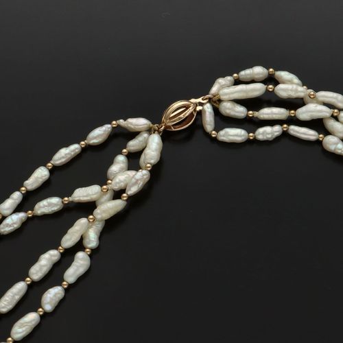 Rice Pearl Necklace image-5