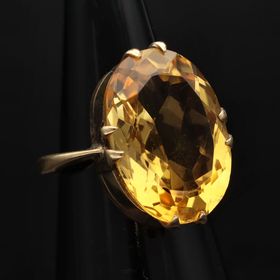 9ct Gold Citrine Ring