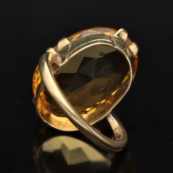 9ct Gold Citrine Ring