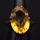 9ct Gold Citrine Ring