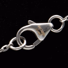 18ct White Gold Sapphire & Diamond Pear Shaped Pendant