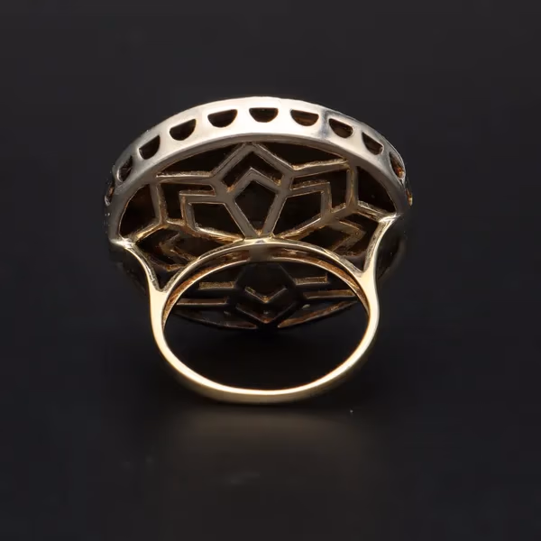 Art Deco 18ct Gold Diamond Ring