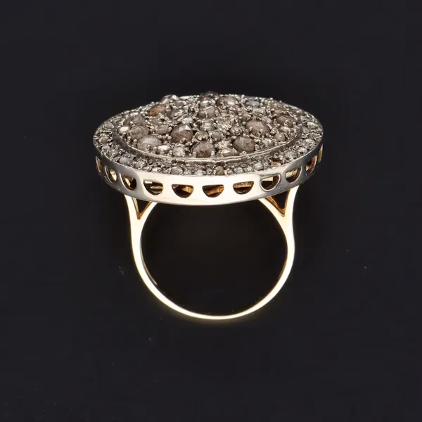 Art Deco 18ct Gold Diamond Ring
