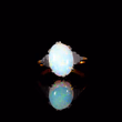 360° view of The Antique 22ct Gold Stepped Shoulder Opal Ring