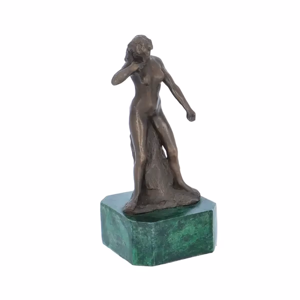 Vintage Bronze Figure of a Lady
