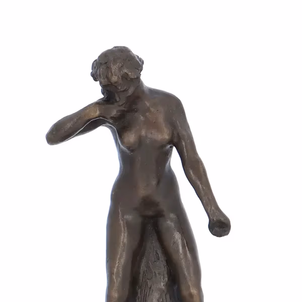 Vintage Bronze Figure of a Lady