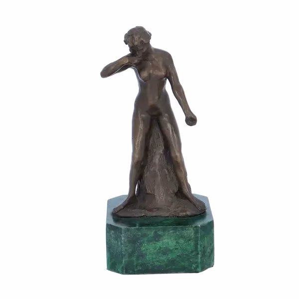 Vintage Bronze Figure of a Lady